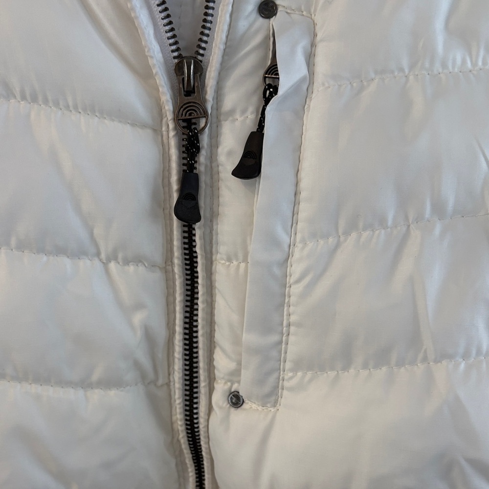Women's Southpole white ski/puffer jacket - Picture 4 of 9